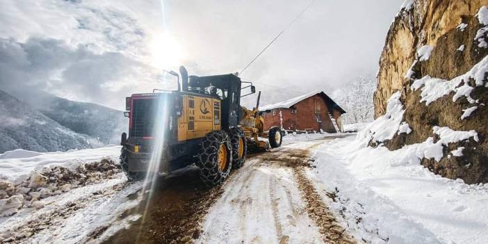 Doğu Karadeniz'de 1100 köy ve mahallede ulaşım durdu