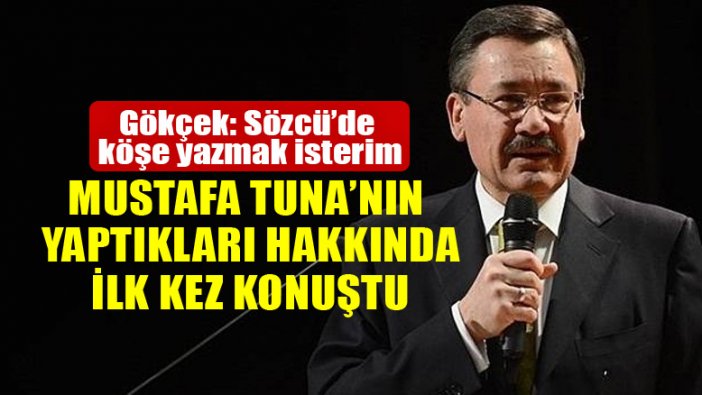 Melih Gökçek: Sözcü'de köşe yazmayı çok isterim