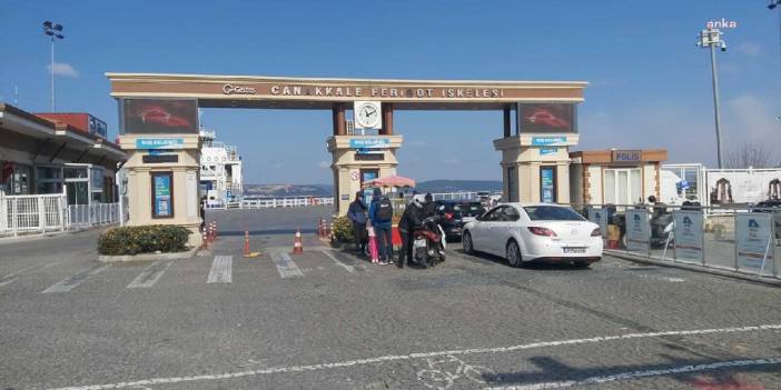 Çanakkale'de feribot seferlerine düzenleme