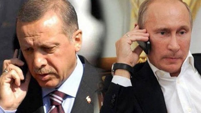 Erdoğan ve Putin telefonla görüştü: "Drone saldırılarında Türkiye'nin hiçbir rolü yoktur"