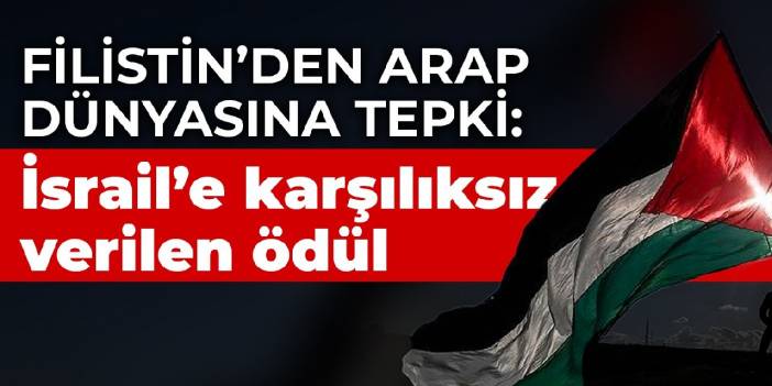 Filistin Başbakanı'ndan Arap dünyasına tepki: Bu İsrail'e karşılıksız verilen bir ödül