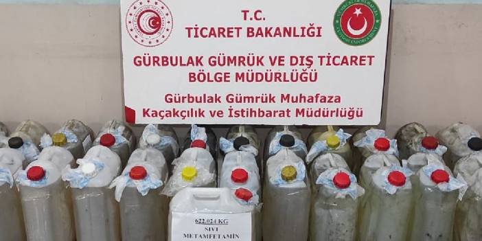 İran sınırında 622 kilo metamfetamin ele geçirildi