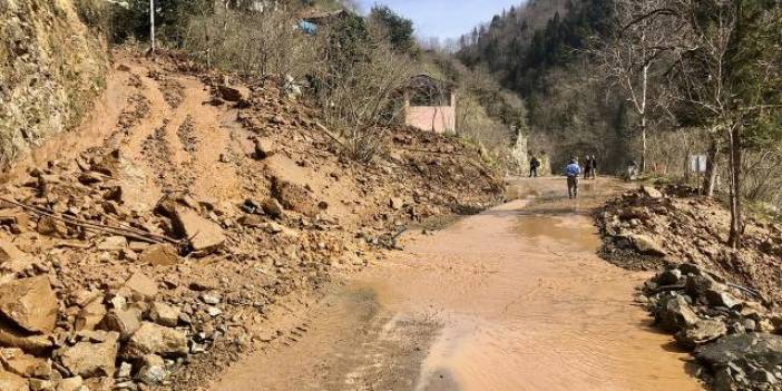 Trabzon'da son 10 günde 100 heyelan meydana geldi