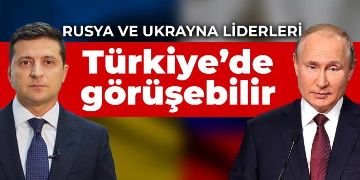 Rusya ve Ukrayna liderleri Ankara veya İstanbul'da görüşebilir