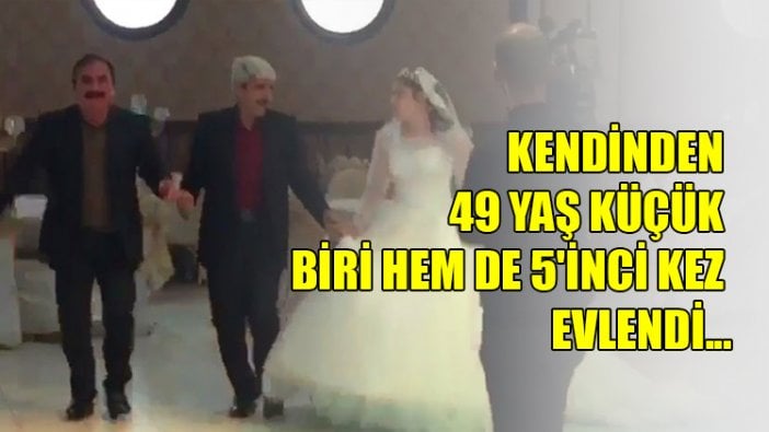 68 yaşındaki muhtar 5. evliliğini 19 yaşındaki kızla yaptı