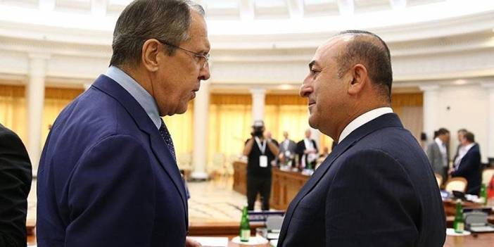 Çavuşoğlu Lavrov ile Suriye'yi görüştü