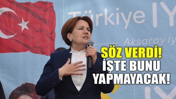 Meral Akşener: Hiçbir gazeteciyi mahkemeye vermeyeceğim