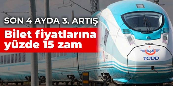 Son 4 ayda 3. artış! Bilet fiyatlarına yüzde 15 zam