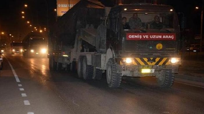 Afrin sınırında askeri hareketlilik üst düzeyde