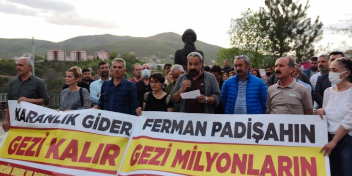 Tunceli’de Gezi kararına tepki: Ferman Padişahın, Gezi Milyonların