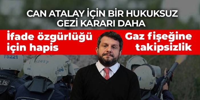 Gezi'de tutuklanan Can Atalay'ın gaz fişeğiyle vurulmasına takipsizlik