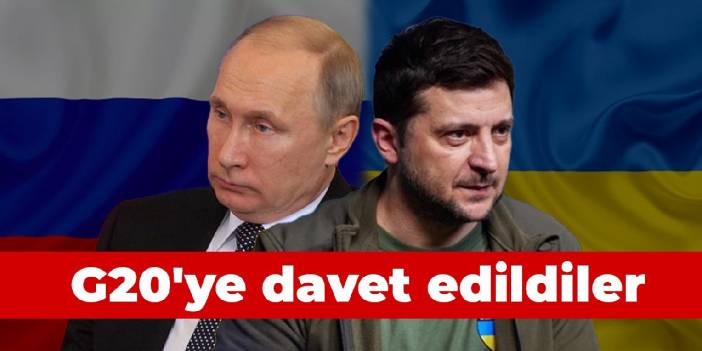 Endonezya: Putin ve Zelenski G20'ye davetli