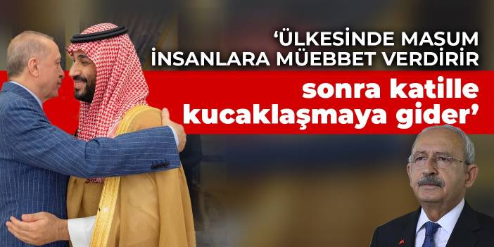 Kılıçdaroğlu: Masum insanlara müebbet verdirir sonra katille kucaklaşmaya gider