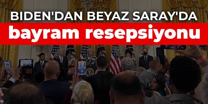 Biden'dan Beyaz Saray'da bayram resepsiyonu