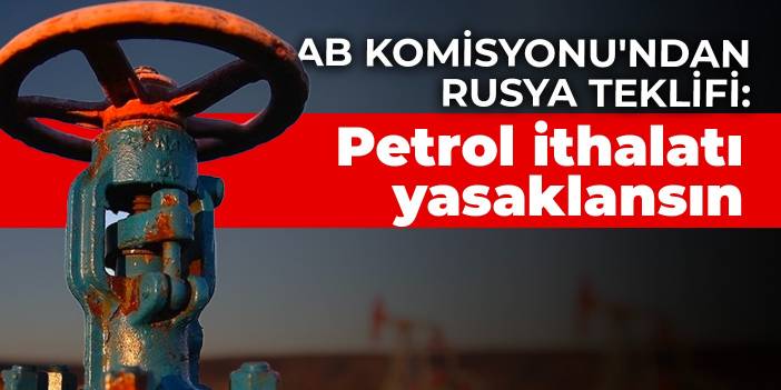 AB Komisyonu'ndan Rusya teklifi: Petrol ithalatı yasaklansın