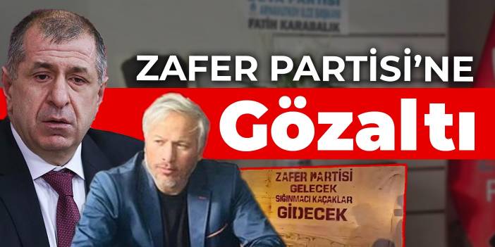 Partisinin ilçe başkanı gözaltına alınan Ümit Özdağ: Suç değil, milli taleptir