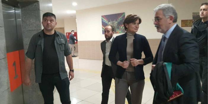 Canan Kaftancıoğlu, Fahrettin Altun’a hakaret ettiği gerekçesiyle hakim karşısına çıktı