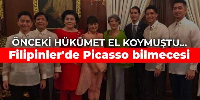 Önceki hükümet el koymuştu... Yeni Devlet Başkanının evinde görüldü: Filipinler'de Picasso bilmecesi