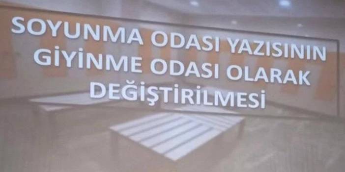 Rektörden 'dev' atılım: Soyunma değil giyinme odası