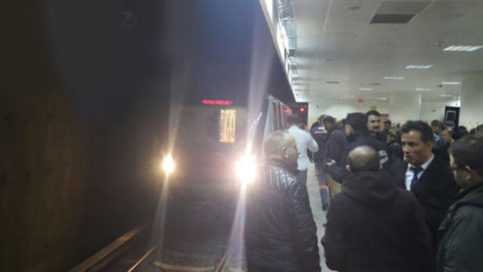 Ankara metrosunda korkunç anlar...