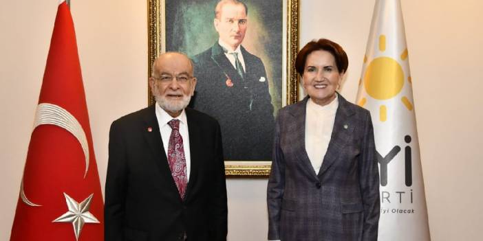 Akşener ve Karamollaoğlu bir araya geldi