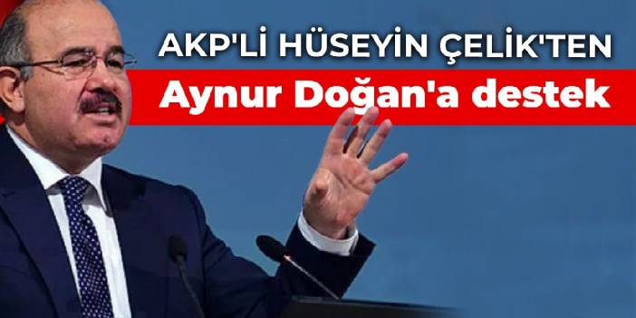 AKP'li Hüseyin Çelik'ten Aynur Doğan'a destek