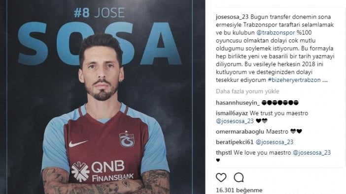 Jose Sosa: Bu formayla tarih yazmayı diliyorum