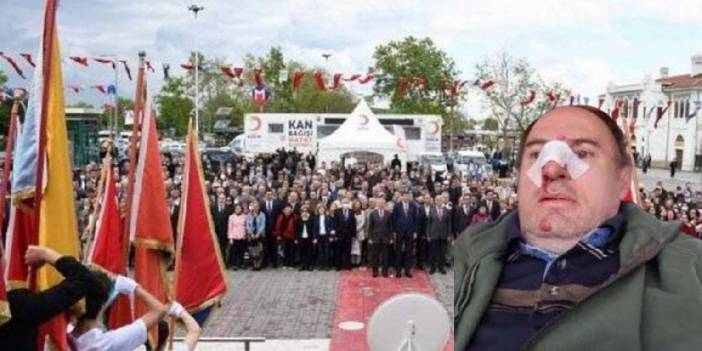 19 Mayıs töreninde bir grup MHP'li, CHP üyesine saldırdı