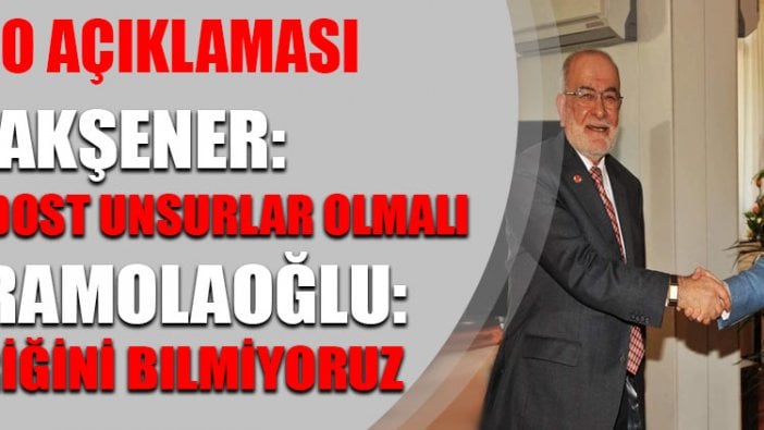 Meral Akşener ve Temel Karamollaoğlu'ndan ÖSO açıklaması