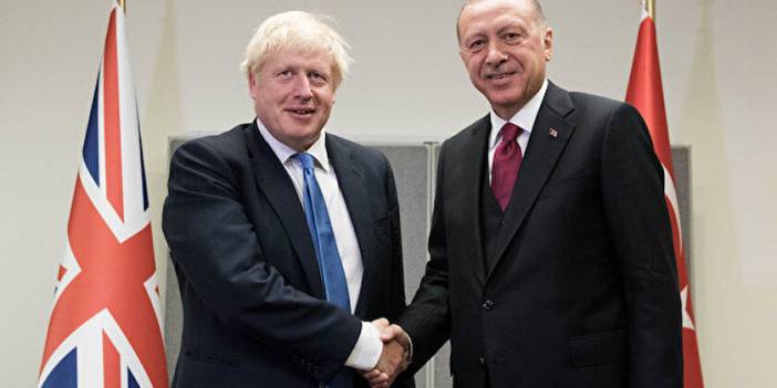 Erdoğan, Johnson'la görüştü