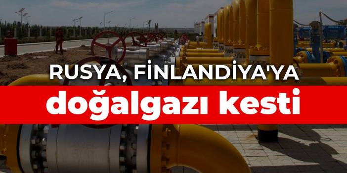 Rusya, Finlandiya'ya doğalgazı kesti