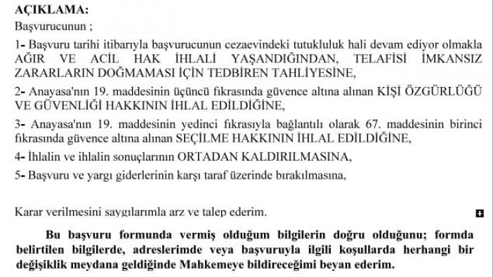 Enis Berberoğlu'nun AYM başvurusuna Halk TV ulaştı: 3 ihlal, 2 örnek var! İşte tüm detaylar...