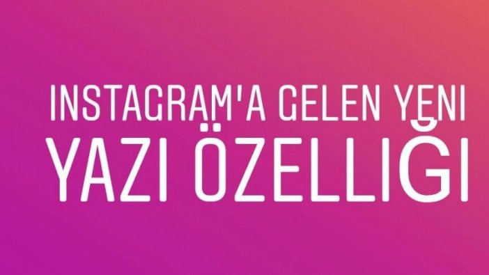 Instagram’a yeni özellik