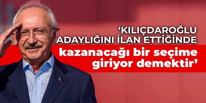 Şener: Kılıçdaroğlu adaylığını ilan ettiğinde kazanacağı bir seçime giriyor demektir