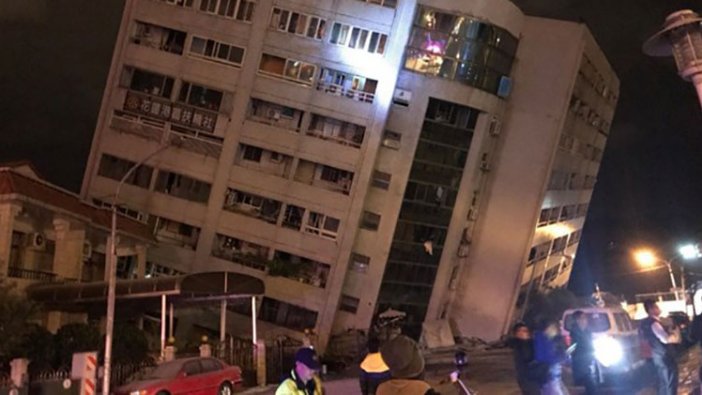 Tayvan'da büyük deprem!