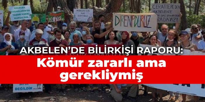 Akbelen'de bilirkişi raporu: Kömür zararlı ama gerekliymiş