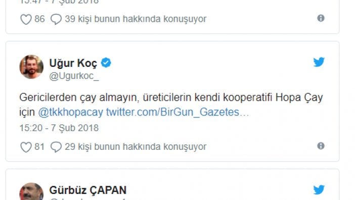 Sosyal medyada ÇAYKUR'u boykot kampanyası: "Hopa çay alın"