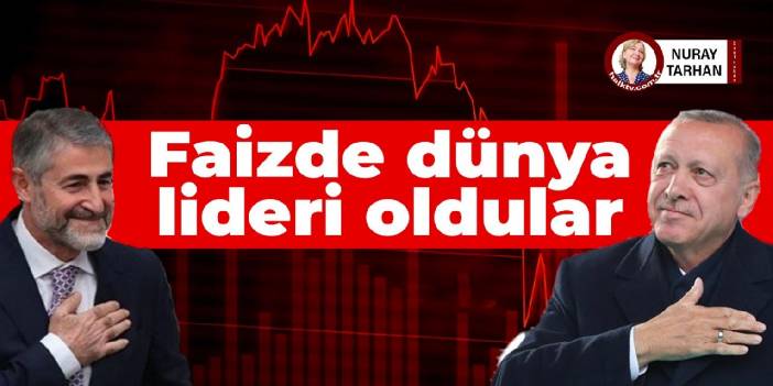 Faizde dünya lideri oldular