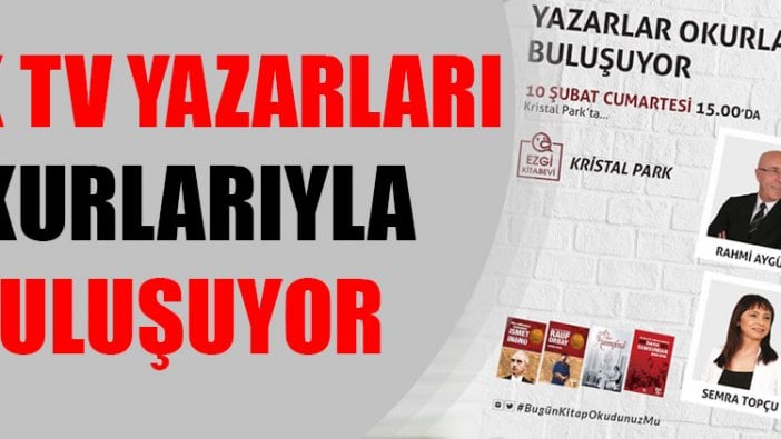 Halk TV yazarları okurlarıyla buluşuyor