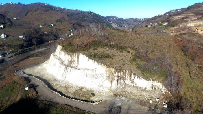 Trabzon'da katı atık bertaraf tesisi protestosu