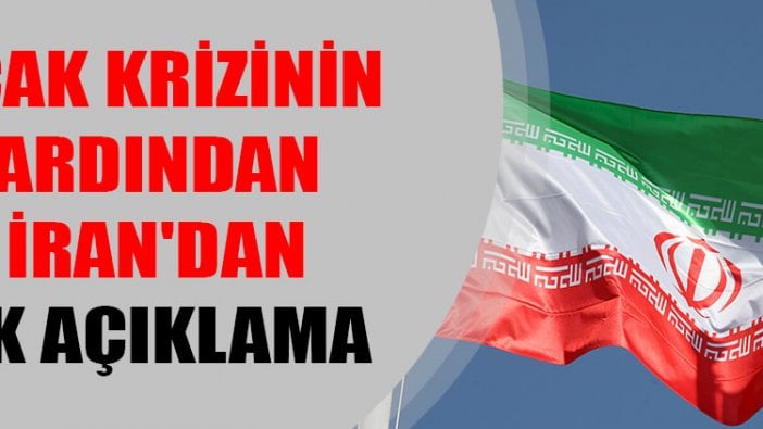 Uçak krizinin ardından İran'dan ilk açıklama