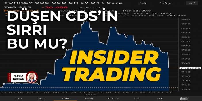 Düşen CDS'in sırrı bu mu: INSIDER TRADING