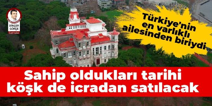 Çiftçiler'e ait Ragıp Paşa Köşkü 449 milyona icradan satılacak