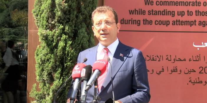 İmamoğlu: Ne yazık ki bu tehdit henüz kalkmamıştır