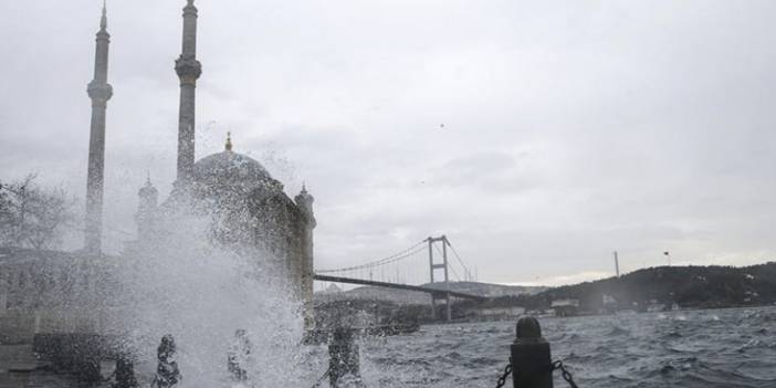 İstanbul Valiliği'nden 'fırtına' uyarısı