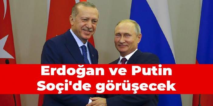 Erdoğan ve Putin Soçi'de görüşecek