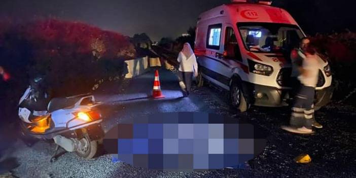 İzmir'de motosiklet devrildi: 1 ölü, 1 yaralı