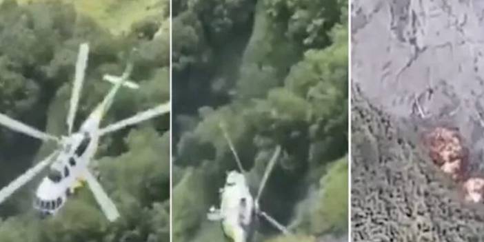 Komşuda helikopter kazası: 8 kişi öldü