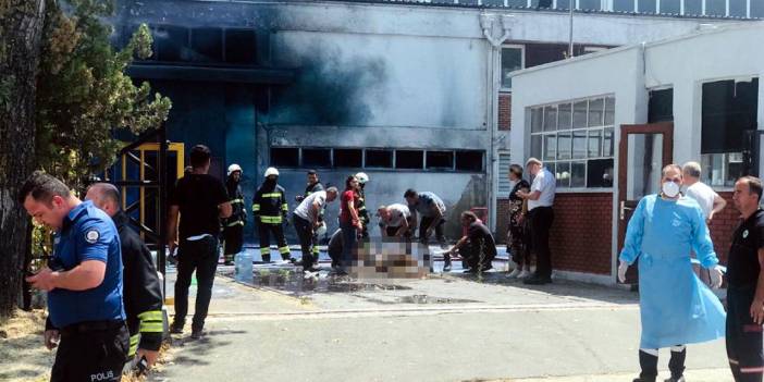 Tekirdağ'da fabrikada patlama sonrası yangın: 3 yaralı