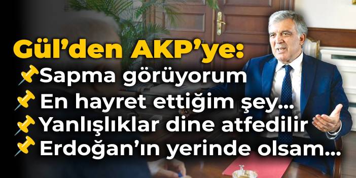 Abdullah Gül: En çok hayret ettiğim şey enflasyonun bu kadar hafife alınması